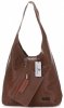 Bőr táska shopper bag Vittoria Gotti barna V8804